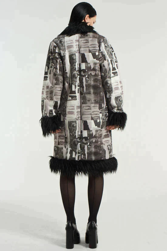 POSEUR GRAPHIC PRINTED TRENCH COAT  - VIA THE RAGGED PRIEST | Only €159 | NOW AVAILABLE TO SHOP at IAMINHATELOVE
