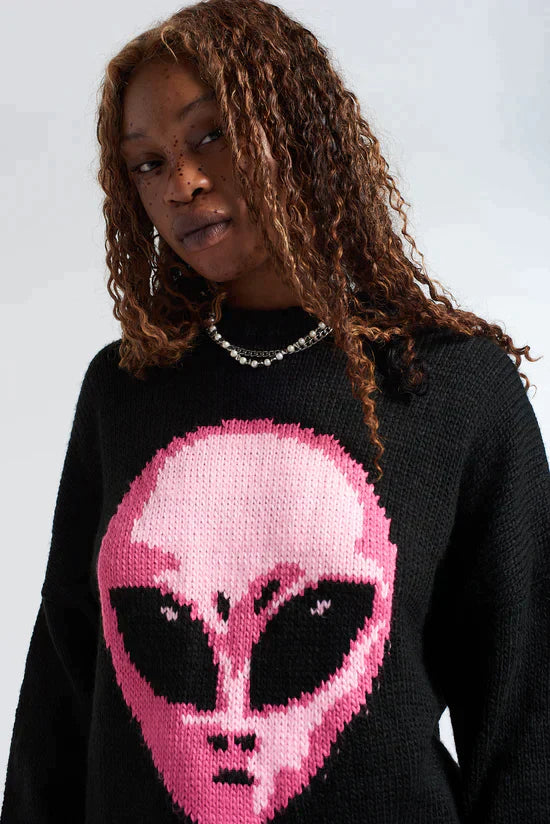 ALIEN KNIT JUMPER - EXCLUSIVE Knitwear from THE RAGGED PRIEST - Just $66.00! SHOP NOW AT IAMINHATELOVE BOTH IN STORE FOR CYPRUS AND ONLINE WORLDWIDE