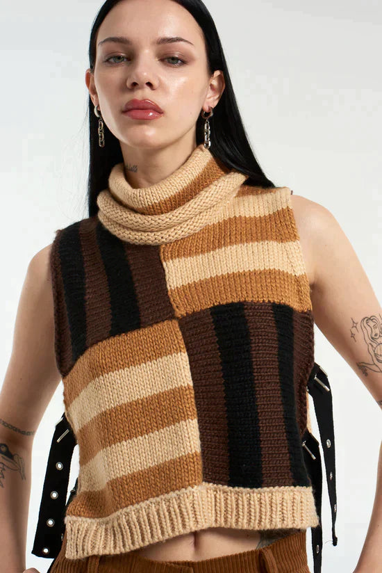 DANDY KNIT TOP - EXCLUSIVE Knitwear from THE RAGGED PRIEST - Just €51! SHOP NOW AT IAMINHATELOVE BOTH IN STORE FOR CYPRUS AND ONLINE WORLDWIDE @ IAMINHATELOVE.COM