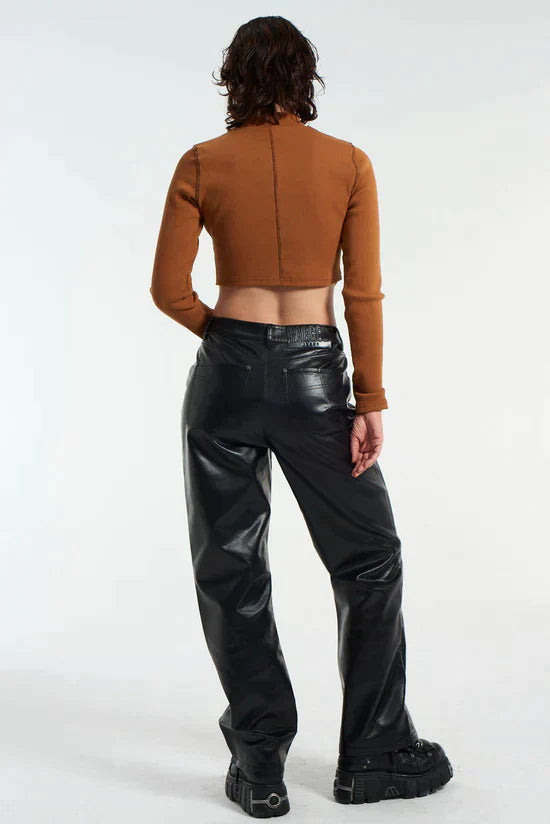 FAUX LEATHER RIDER PANTS - EXCLUSIVE Pants from THE RAGGED PRIEST - Just €58.50! SHOP NOW AT IAMINHATELOVE BOTH IN STORE FOR CYPRUS AND ONLINE WORLDWIDE @ IAMINHATELOVE.COM