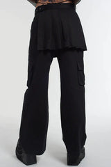 OUTCAST PANTS W/ SKIRT OVERLAY - EXCLUSIVE Pants from THE RAGGED PRIEST - Just $79.00! SHOP NOW AT IAMINHATELOVE BOTH IN STORE FOR CYPRUS AND ONLINE WORLDWIDE