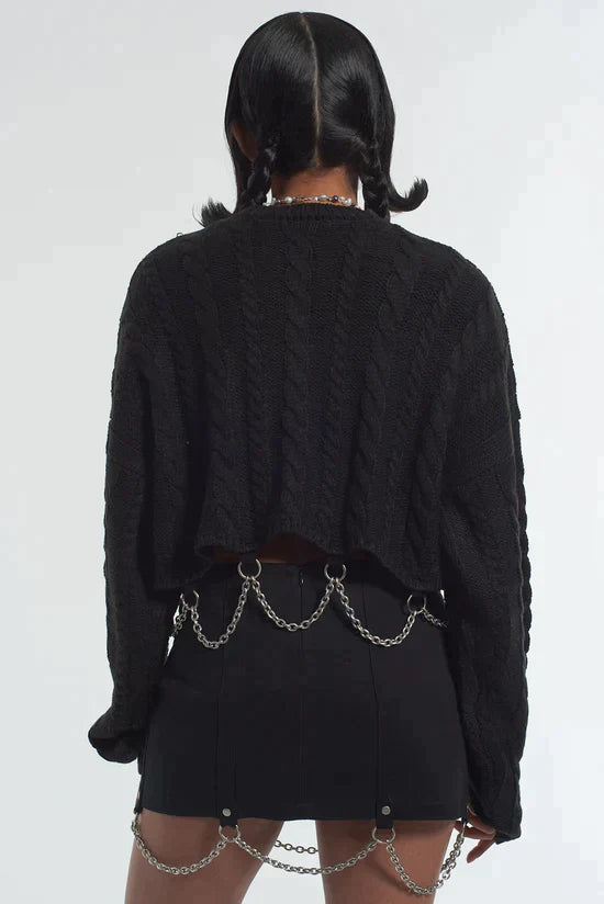 WIDOW KNIT - EXCLUSIVE Knitwear from THE RAGGED PRIEST - Just €61! SHOP NOW AT IAMINHATELOVE BOTH IN STORE FOR CYPRUS AND ONLINE WORLDWIDE @ IAMINHATELOVE.COM