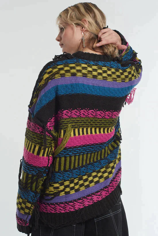 INDIE RAINBOW KNIT - EXCLUSIVE Knitwear from THE RAGGED PRIEST - Just €62! SHOP NOW AT IAMINHATELOVE BOTH IN STORE FOR CYPRUS AND ONLINE WORLDWIDE @ IAMINHATELOVE.COM