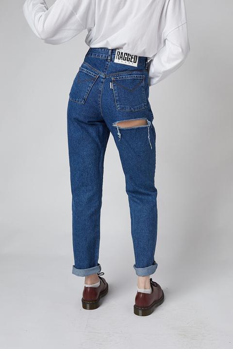 BUTT CUT DENIM - INDIGO  - VIA THE RAGGED PRIEST | Only €48.95 | NOW AVAILABLE TO SHOP at IAMINHATELOVE