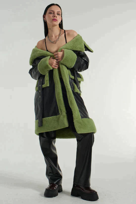 BRUISER FAUX LEATHER TRENCH COAT  - VIA THE RAGGED PRIEST | Only €165 | NOW AVAILABLE TO SHOP at IAMINHATELOVE