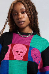 TRIPLE SKULL KNIT - EXCLUSIVE Knitwear from THE RAGGED PRIEST - Just €72! SHOP NOW AT IAMINHATELOVE BOTH IN STORE FOR CYPRUS AND ONLINE WORLDWIDE @ IAMINHATELOVE.COM