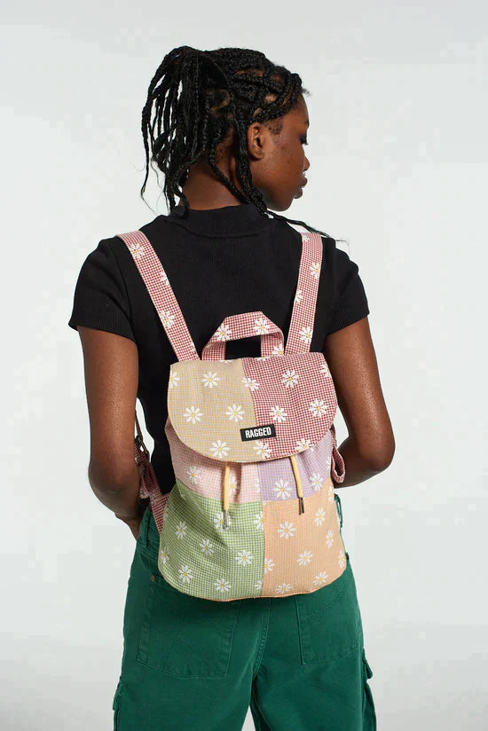 MEADOW DAISY GINGHAM BACKPACK  - VIA THE RAGGED PRIEST | Only €49 | NOW AVAILABLE TO SHOP at IAMINHATELOVE