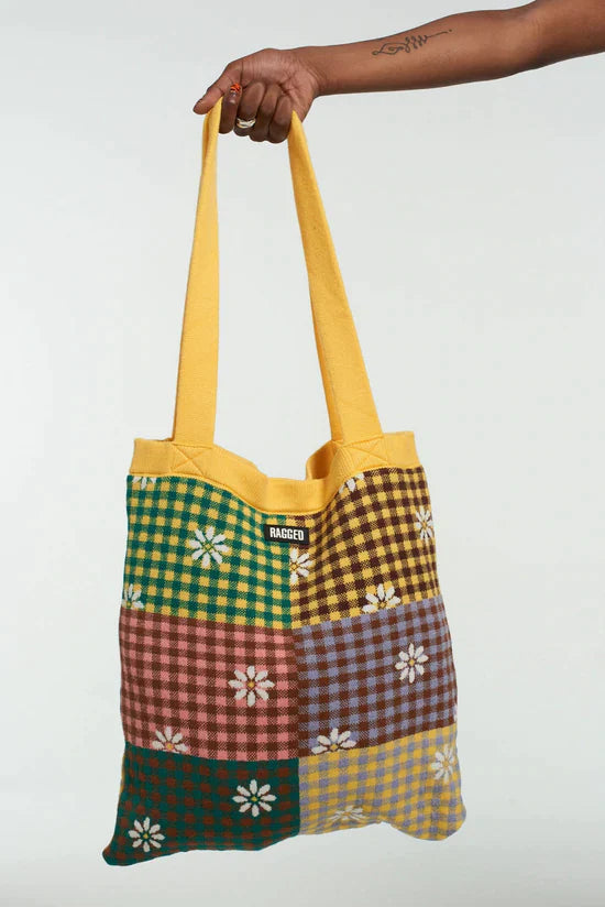 PEACEFUL KNITTED TOTE BAG  - VIA THE RAGGED PRIEST | Only €45 | NOW AVAILABLE TO SHOP at IAMINHATELOVE