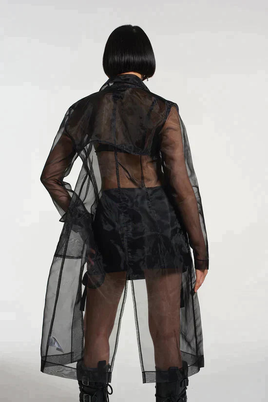 GATEKEEPER ORGANZA TRENCH COAT  - VIA THE RAGGED PRIEST | Only €99 | NOW AVAILABLE TO SHOP at IAMINHATELOVE
