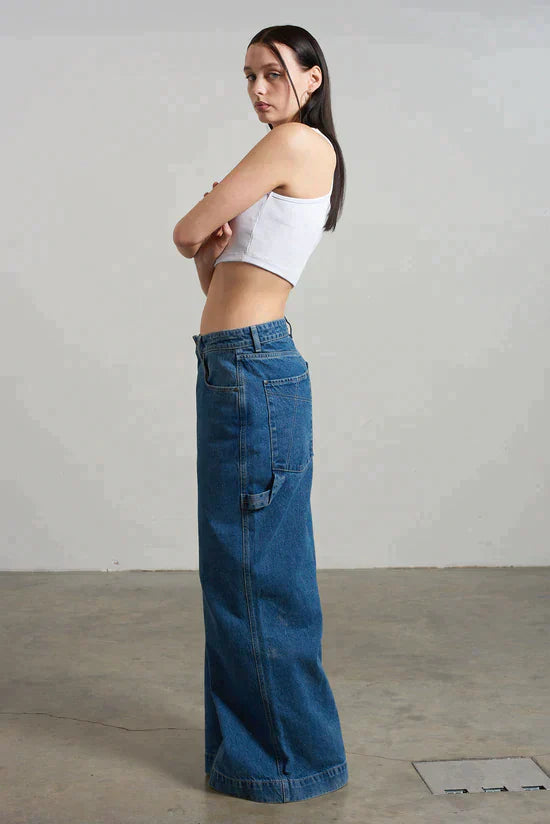 SWEEPER DAD DENIM - BLUE JEAN - EXCLUSIVE Denim from THE RAGGED PRIEST - Just $79.00! SHOP NOW AT IAMINHATELOVE BOTH IN STORE FOR CYPRUS AND ONLINE WORLDWIDE