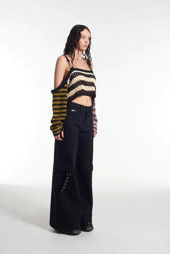 TRIGGER COLD SHOULDER KNIT - EXCLUSIVE Knitwear from THE RAGGED PRIEST - Just $51.00! SHOP NOW AT IAMINHATELOVE BOTH IN STORE FOR CYPRUS AND ONLINE WORLDWIDE