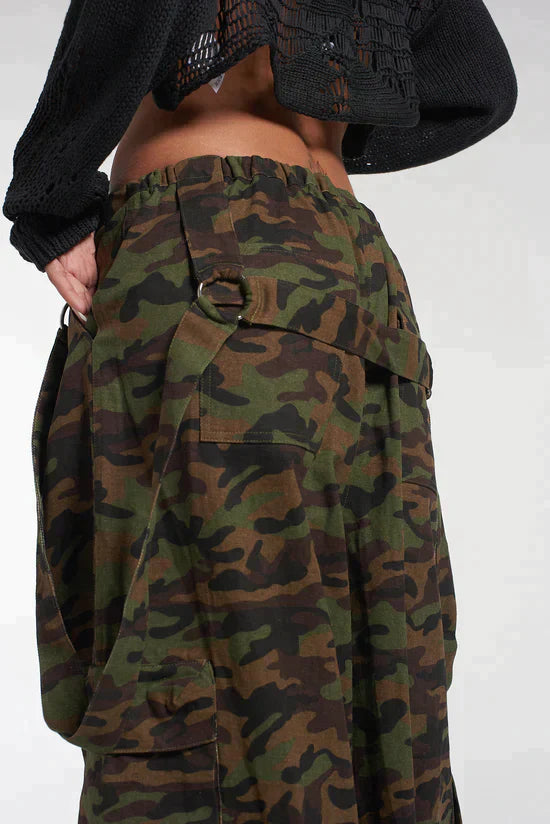 COMMANDER CAMO PARACHUTE PANTS - EXCLUSIVE Pants from THE RAGGED PRIEST - Just $76.00! SHOP NOW AT IAMINHATELOVE BOTH IN STORE FOR CYPRUS AND ONLINE WORLDWIDE
