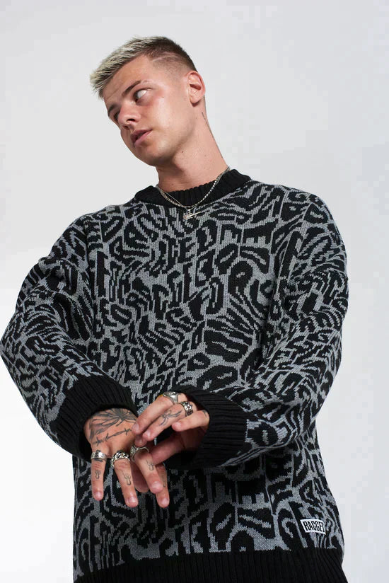 CRYPTIC KNIT  - VIA THE RAGGED PRIEST | Only €58.10 | NOW AVAILABLE TO SHOP at IAMINHATELOVE