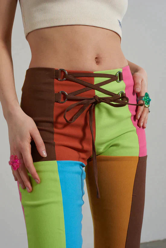 JACKPOT PANELLED FLARED PANT - EXCLUSIVE Pants from THE RAGGED PRIEST - Just $49.00! SHOP NOW AT IAMINHATELOVE BOTH IN STORE FOR CYPRUS AND ONLINE WORLDWIDE