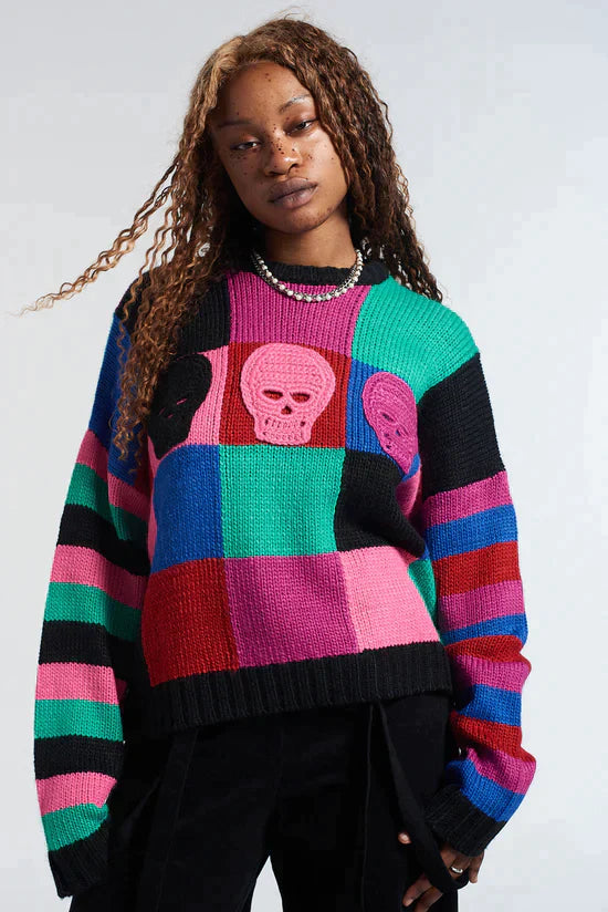 TRIPLE SKULL KNIT - EXCLUSIVE Knitwear from THE RAGGED PRIEST - Just €72! SHOP NOW AT IAMINHATELOVE BOTH IN STORE FOR CYPRUS AND ONLINE WORLDWIDE @ IAMINHATELOVE.COM