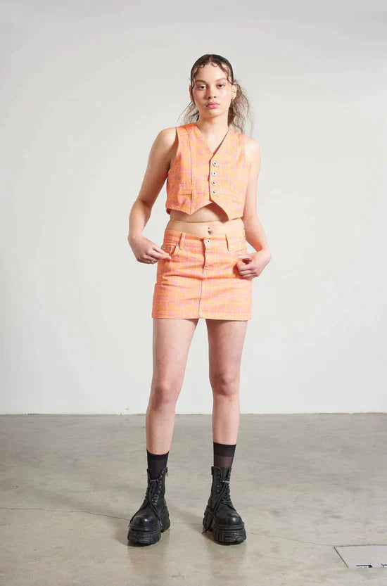 DOLL MICRO MINI DENIM SKIRT  - VIA THE RAGGED PRIEST | Only €41 | NOW AVAILABLE TO SHOP at IAMINHATELOVE