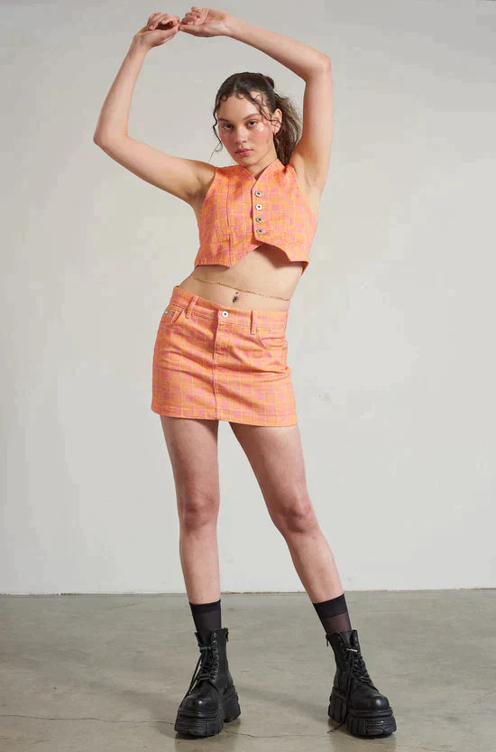 DOLL MICRO MINI DENIM SKIRT  - VIA THE RAGGED PRIEST | Only €41 | NOW AVAILABLE TO SHOP at IAMINHATELOVE