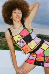 GATHERING CROCHET SKIRT - EXCLUSIVE Skirts from THE RAGGED PRIEST - Just $49.00! SHOP NOW AT IAMINHATELOVE BOTH IN STORE FOR CYPRUS AND ONLINE WORLDWIDE