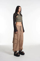 SCORPION CUT OUT KNIT SHRUG WITH CHAIN ATTACHED - EXCLUSIVE Tops from THE RAGGED PRIEST - Just $66.00! SHOP NOW AT IAMINHATELOVE BOTH IN STORE FOR CYPRUS AND ONLINE WORLDWIDE