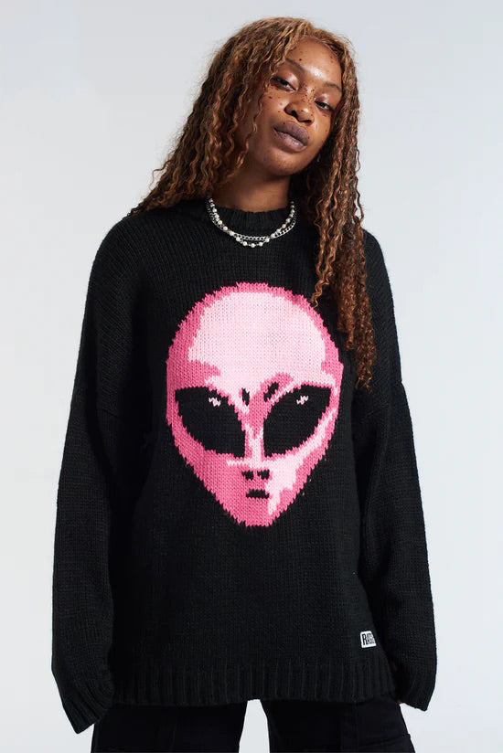 ALIEN KNIT JUMPER - EXCLUSIVE Knitwear from THE RAGGED PRIEST - Just $66.00! SHOP NOW AT IAMINHATELOVE BOTH IN STORE FOR CYPRUS AND ONLINE WORLDWIDE