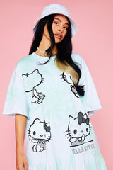 HELLO KITTY TIE DYE FRILL TSHIRT DRESS - EXCLUSIVE Dresses from NGO - Just $35.00! SHOP NOW AT IAMINHATELOVE BOTH IN STORE FOR CYPRUS AND ONLINE WORLDWIDE