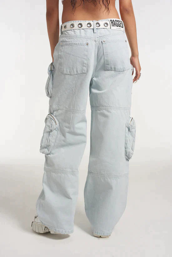 ZIP COMBAT STONEWASH RELEASE JEAN - EXCLUSIVE Denim from THE RAGGED PRIEST - Just $67.00! SHOP NOW AT IAMINHATELOVE BOTH IN STORE FOR CYPRUS AND ONLINE WORLDWIDE