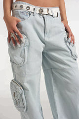 ZIP COMBAT STONEWASH RELEASE JEAN - EXCLUSIVE Denim from THE RAGGED PRIEST - Just $67.00! SHOP NOW AT IAMINHATELOVE BOTH IN STORE FOR CYPRUS AND ONLINE WORLDWIDE