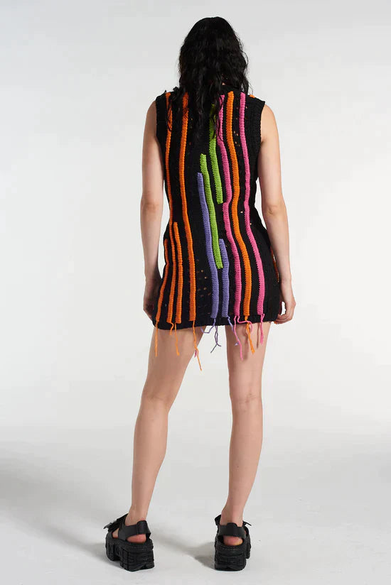 PAINTER KNIT MINI DRESS - EXCLUSIVE Dresses from THE RAGGED PRIEST - Just €55! SHOP NOW AT IAMINHATELOVE BOTH IN STORE FOR CYPRUS AND ONLINE WORLDWIDE @ IAMINHATELOVE.COM