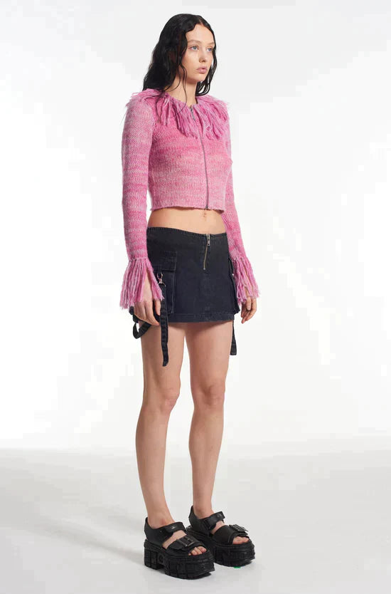 PENELOPE ZIP SOFT KNIT CARDIGAN - EXCLUSIVE Knitwear from THE RAGGED PRIEST - Just $51.80! SHOP NOW AT IAMINHATELOVE BOTH IN STORE FOR CYPRUS AND ONLINE WORLDWIDE