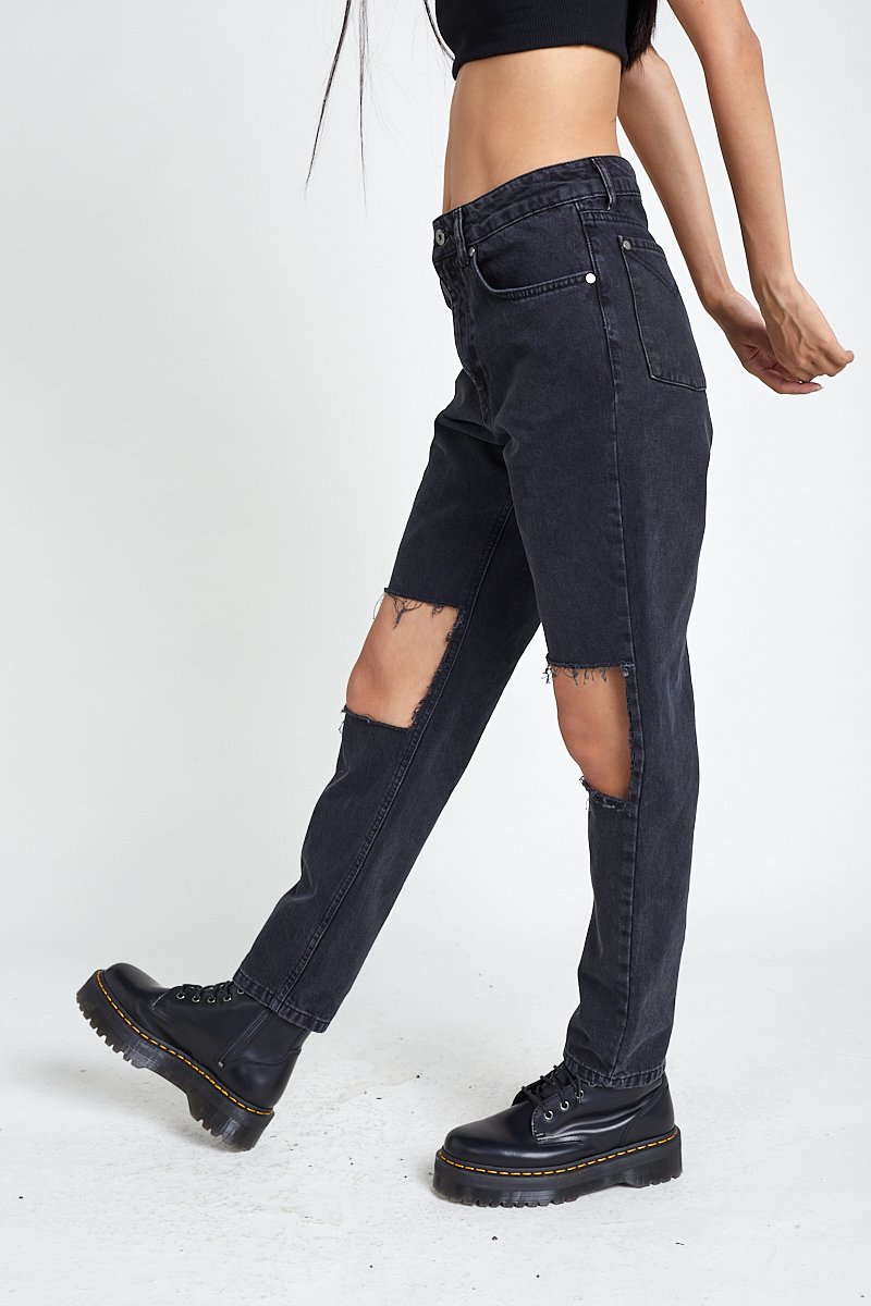 BURNER DENIM - CHARCOAL - EXCLUSIVE Denim from THE RAGGED PRIEST - Just $48.95! SHOP NOW AT IAMINHATELOVE BOTH IN STORE FOR CYPRUS AND ONLINE WORLDWIDE