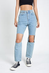 BURNER DENIM - LIGHT BLUE - EXCLUSIVE Denim from THE RAGGED PRIEST - Just $50.00! SHOP NOW AT IAMINHATELOVE BOTH IN STORE FOR CYPRUS AND ONLINE WORLDWIDE