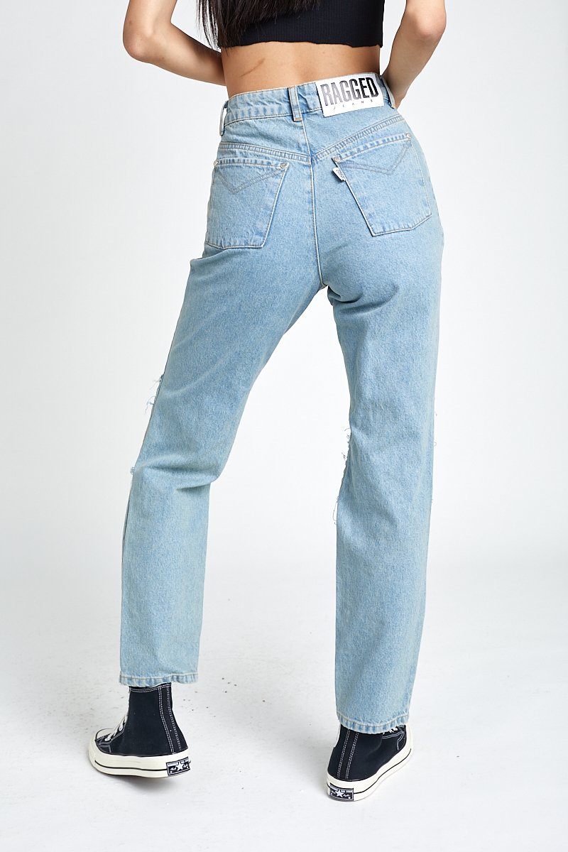 BURNER DENIM - LIGHT BLUE - EXCLUSIVE Denim from THE RAGGED PRIEST - Just $50.00! SHOP NOW AT IAMINHATELOVE BOTH IN STORE FOR CYPRUS AND ONLINE WORLDWIDE