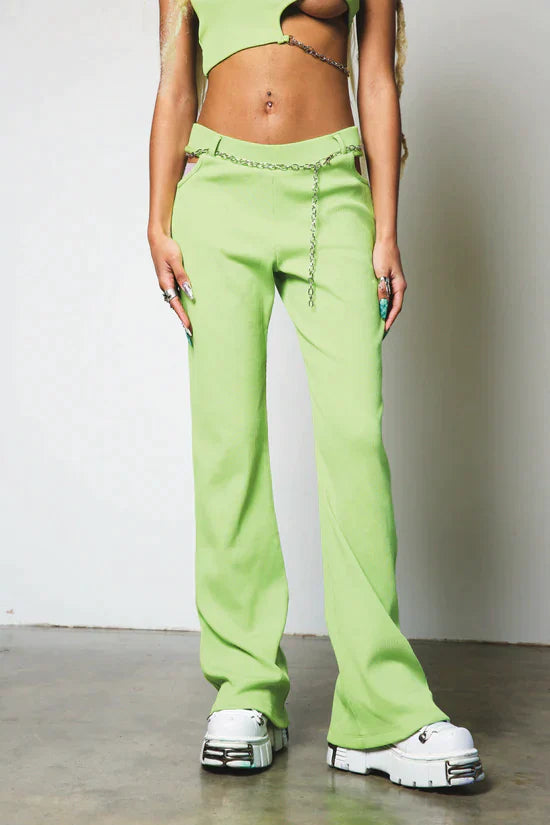 CONFUSION PANT - LIME GREEN - EXCLUSIVE Pants from THE RAGGED PRIEST - Just $49.00! SHOP NOW AT IAMINHATELOVE BOTH IN STORE FOR CYPRUS AND ONLINE WORLDWIDE