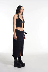 RACHEL BUCKLE HALTER TOP - EXCLUSIVE Tops from THE RAGGED PRIEST - Just $52.00! SHOP NOW AT IAMINHATELOVE BOTH IN STORE FOR CYPRUS AND ONLINE WORLDWIDE