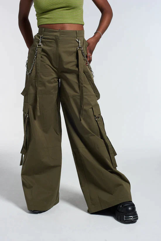 RAGE PANT - KHAKI - EXCLUSIVE  from THE RAGGED PRIEST - Just $66.00! SHOP NOW AT IAMINHATELOVE BOTH IN STORE FOR CYPRUS AND ONLINE WORLDWIDE