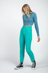 JUMBO PANT - TEAL - EXCLUSIVE Pants from THE RAGGED PRIEST - Just $48.00! SHOP NOW AT IAMINHATELOVE BOTH IN STORE FOR CYPRUS AND ONLINE WORLDWIDE
