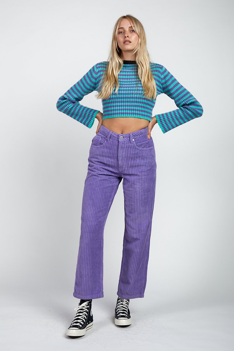 JUMBO PANT - PURPLE - EXCLUSIVE Pants from THE RAGGED PRIEST - Just $48.00! SHOP NOW AT IAMINHATELOVE BOTH IN STORE FOR CYPRUS AND ONLINE WORLDWIDE