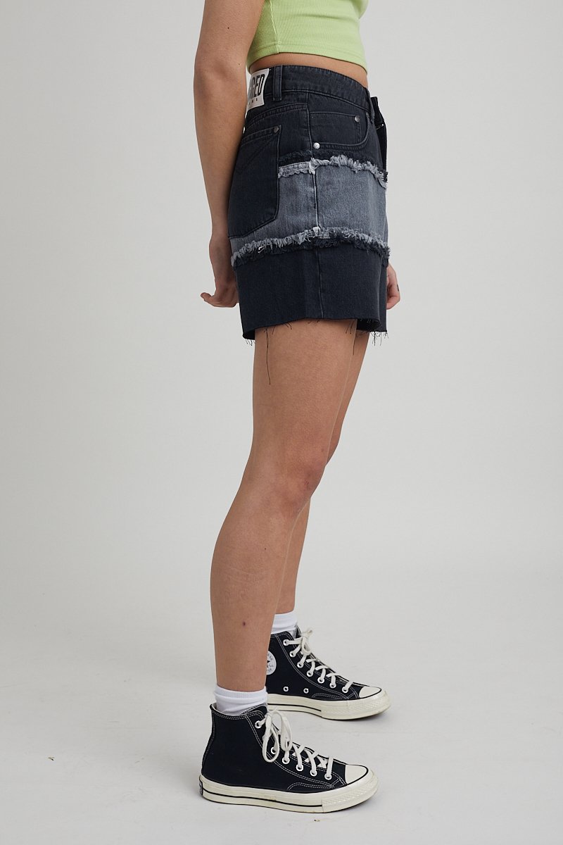 INFRINGEMENT SHORTS - DENIM CHARCOAL - EXCLUSIVE Denim from THE RAGGED PRIEST - Just $54.00! SHOP NOW AT IAMINHATELOVE BOTH IN STORE FOR CYPRUS AND ONLINE WORLDWIDE