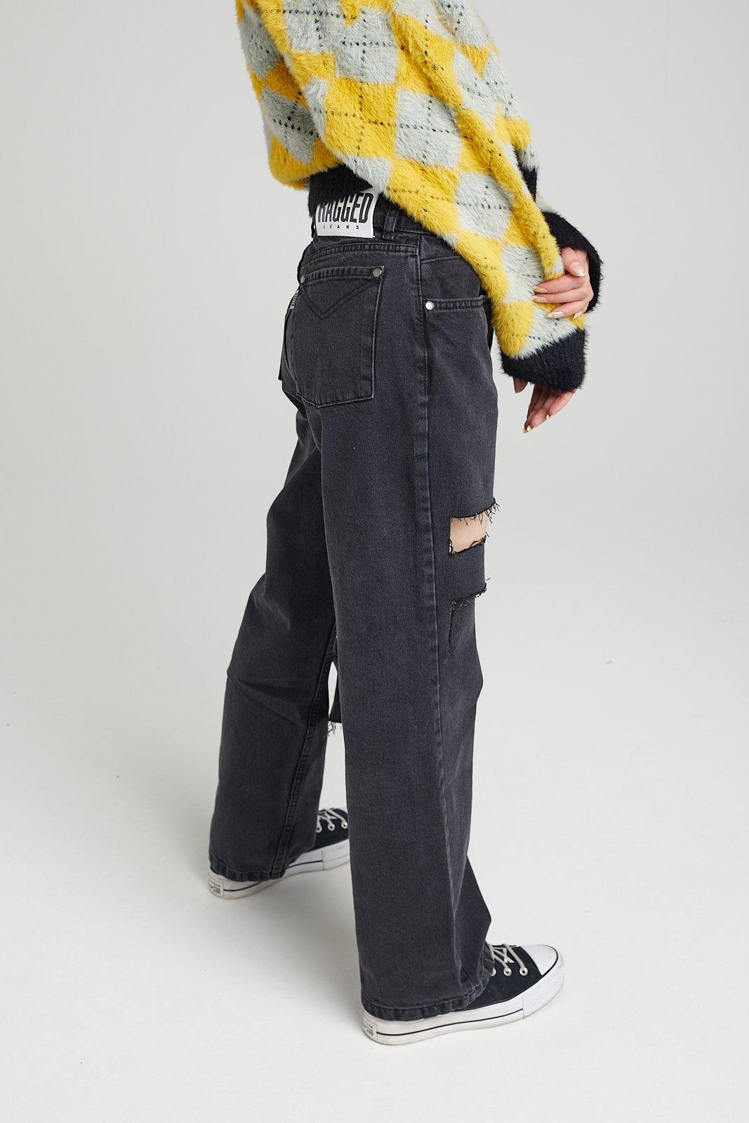 AWAKEN DENIM - CHARCOAL  - VIA THE RAGGED PRIEST | Only €48.95 | NOW AVAILABLE TO SHOP at IAMINHATELOVE