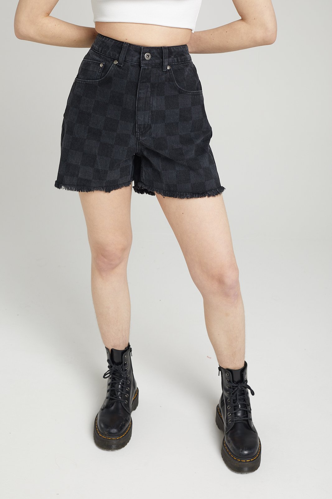 RAVE DENIM SHORTS - CHARCOAL - EXCLUSIVE Denim from THE RAGGED PRIEST - Just $48.95! SHOP NOW AT IAMINHATELOVE BOTH IN STORE FOR CYPRUS AND ONLINE WORLDWIDE