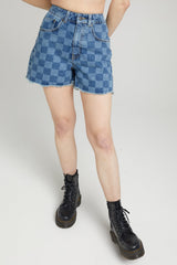 RAVE DENIM SHORTS - JEANIOUS BLUE - EXCLUSIVE Denim from THE RAGGED PRIEST - Just $51.00! SHOP NOW AT IAMINHATELOVE BOTH IN STORE FOR CYPRUS AND ONLINE WORLDWIDE