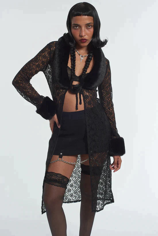RITUAL LACE CARDI - EXCLUSIVE Tops from THE RAGGED PRIEST - Just $88.00! SHOP NOW AT IAMINHATELOVE BOTH IN STORE FOR CYPRUS AND ONLINE WORLDWIDE