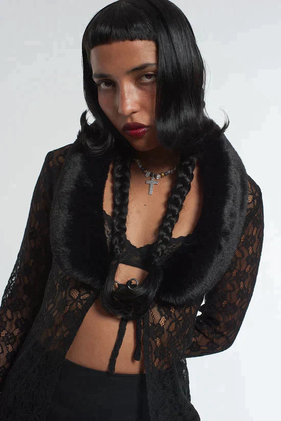 RITUAL LACE CARDI - EXCLUSIVE Tops from THE RAGGED PRIEST - Just $88.00! SHOP NOW AT IAMINHATELOVE BOTH IN STORE FOR CYPRUS AND ONLINE WORLDWIDE