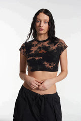 BACKSTABBER WEAVED BACK CROP TOP - EXCLUSIVE Tops from THE RAGGED PRIEST - Just $38.00! SHOP NOW AT IAMINHATELOVE BOTH IN STORE FOR CYPRUS AND ONLINE WORLDWIDE