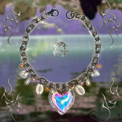 THE ELECTRIC HEART CHAIN NECKLACE - EXCLUSIVE Jewelry from SOFT RUINS - Just $65.00! SHOP NOW AT IAMINHATELOVE BOTH IN STORE FOR CYPRUS AND ONLINE WORLDWIDE
