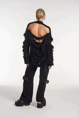 SLASHED KNIT W/ OPEN BACK - EXCLUSIVE Knitwear from THE RAGGED PRIEST - Just $55! SHOP NOW AT IAMINHATELOVE BOTH IN STORE FOR CYPRUS AND ONLINE WORLDWIDE