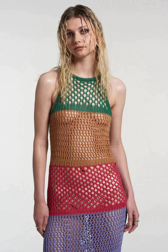 CELESTIAL KNITTED - FISHNET MAXI DRESS - EXCLUSIVE Dresses from THE RAGGED PRIEST - Just $72.00! SHOP NOW AT IAMINHATELOVE BOTH IN STORE FOR CYPRUS AND ONLINE WORLDWIDE