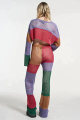 ATOM FISHNET KNIT PANT - EXCLUSIVE Knitwear from THE RAGGED PRIEST - Just $49.00! SHOP NOW AT IAMINHATELOVE BOTH IN STORE FOR CYPRUS AND ONLINE WORLDWIDE