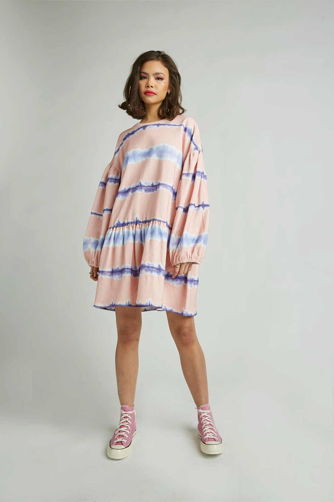 TIE DYE SWEATSHIRT DRESS - EXCLUSIVE Dresses from NGO - Just €33! SHOP NOW AT IAMINHATELOVE BOTH IN STORE FOR CYPRUS AND ONLINE WORLDWIDE @ IAMINHATELOVE.COM