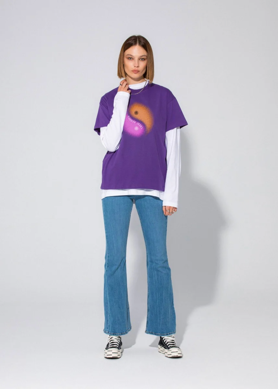 YIN YANG TEE  - VIA LOCAL HEROES | Only €34 | NOW AVAILABLE TO SHOP at IAMINHATELOVE